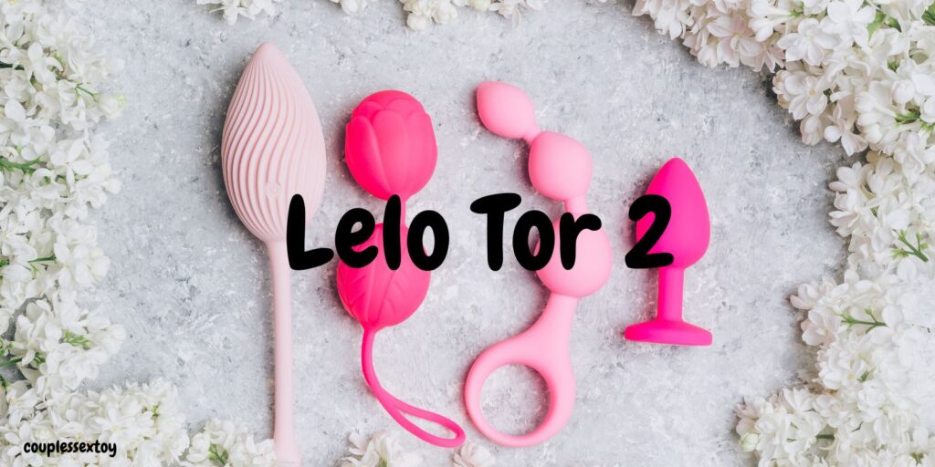 Lelo Tor 2 vibrating cock ring in black silicone luxury design
