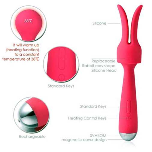 Svakom Emma Heating magic Wand Massager