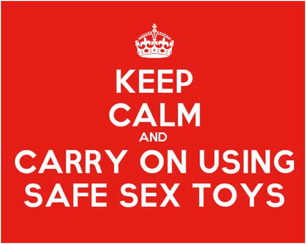 Keep Clam And Carry On using Safe Sex Toys