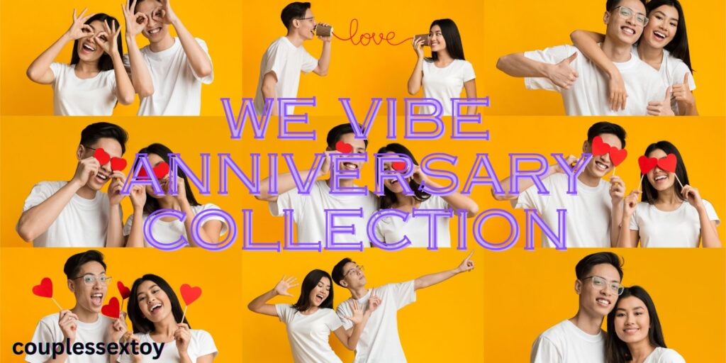 We Vibe Anniversary Collection featuring Sync and Tango vibrators in travel case