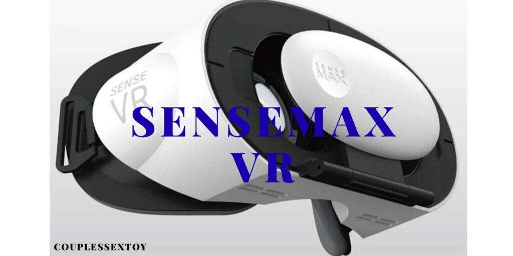 Sensemax VR headset with responsive sex toys for immersive adult entertainment.