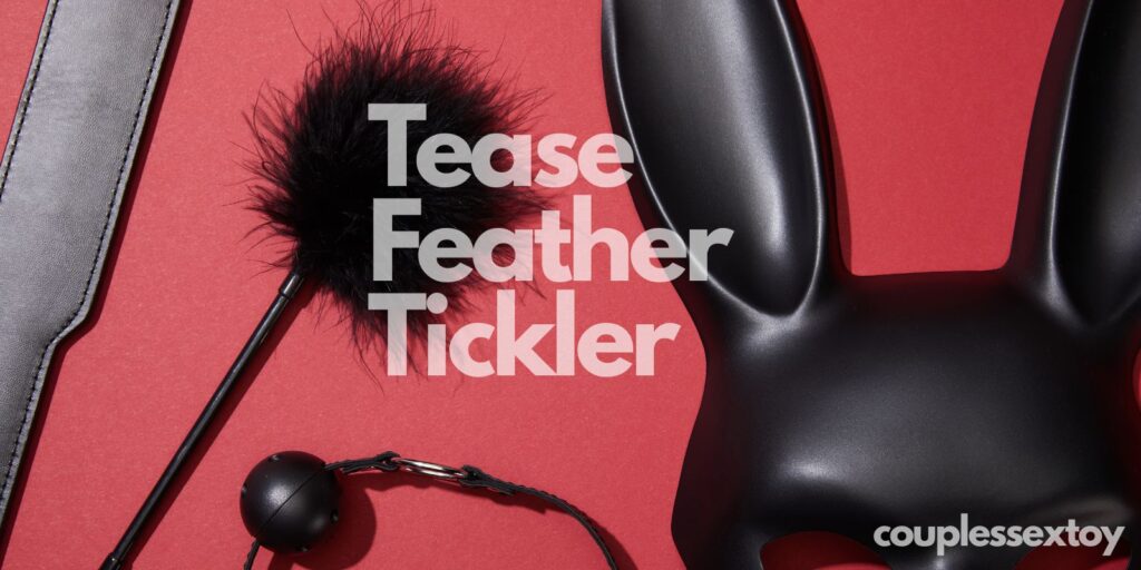 Tease Feather Tickler from Fifty Shades of Grey Official Collection for couples sensory play.