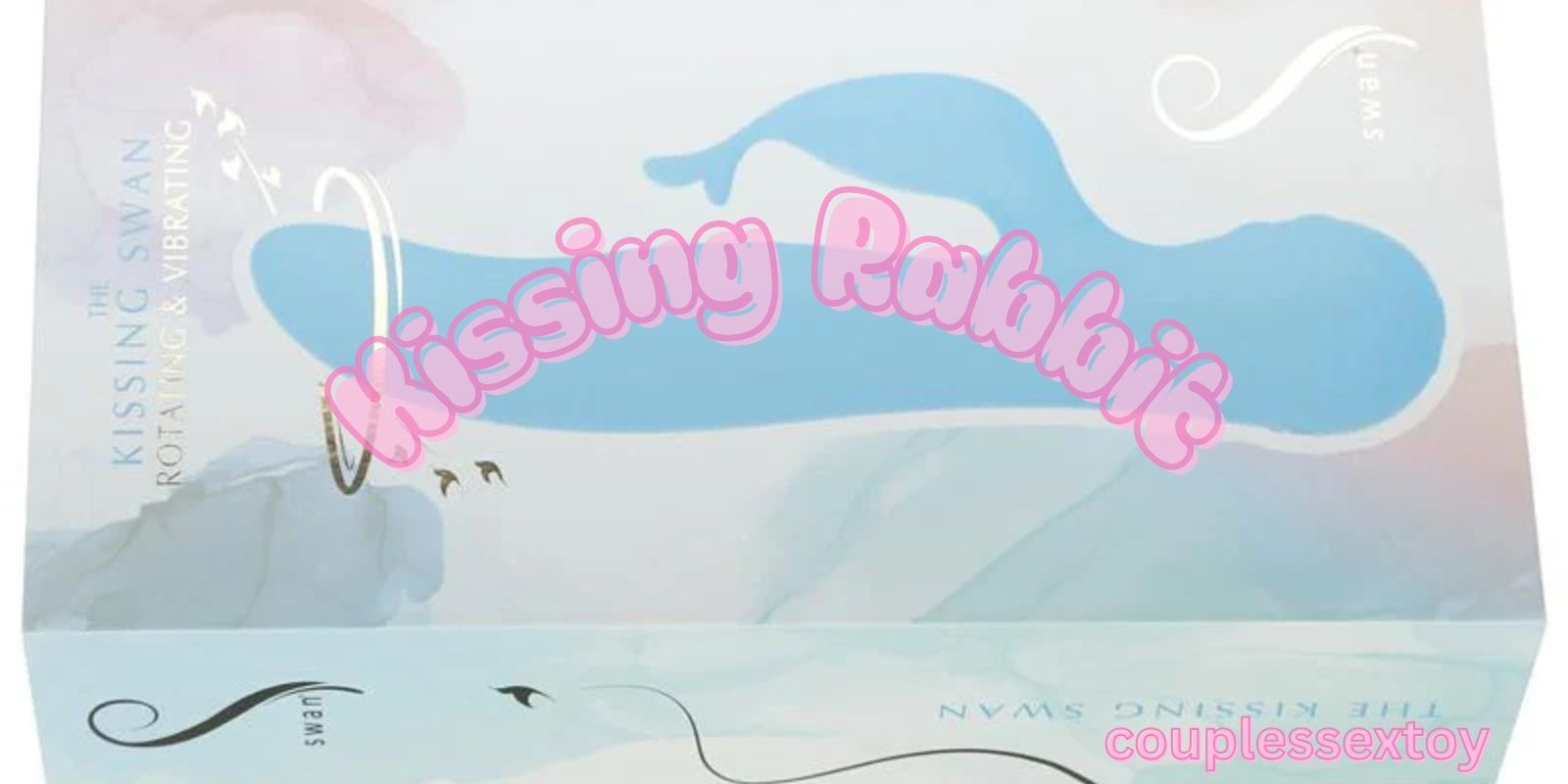 Kissing Rabbit vibrator with vibrating shaft and clitoral suction feature for intense pleasure