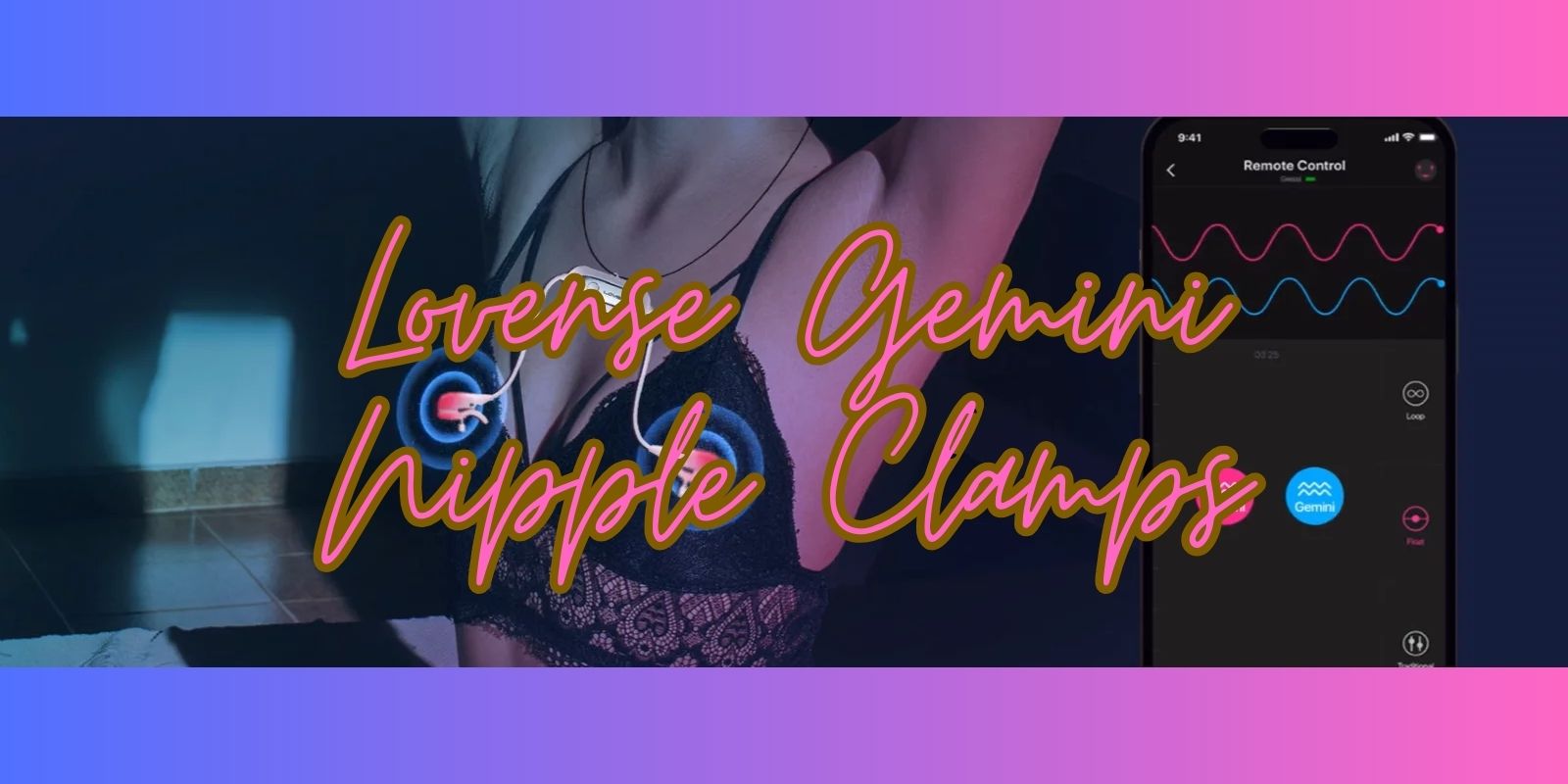 Lovense Gemini Nipple Clamps