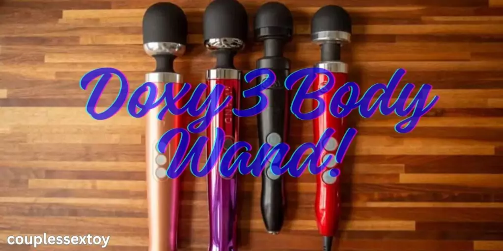 Doxy 3 Body Wand in brushed aluminium finish with silicone head