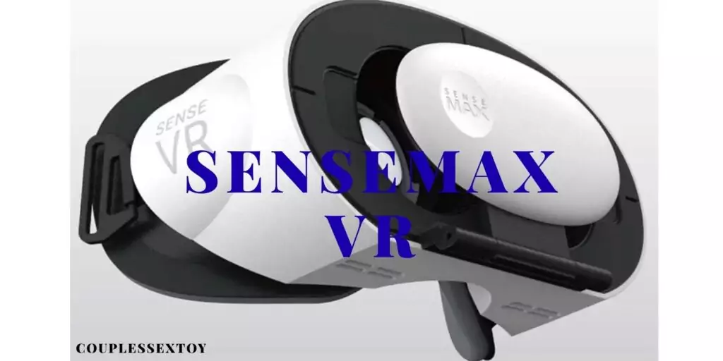 Sensemax VR headset with responsive sex toys for immersive adult entertainment.