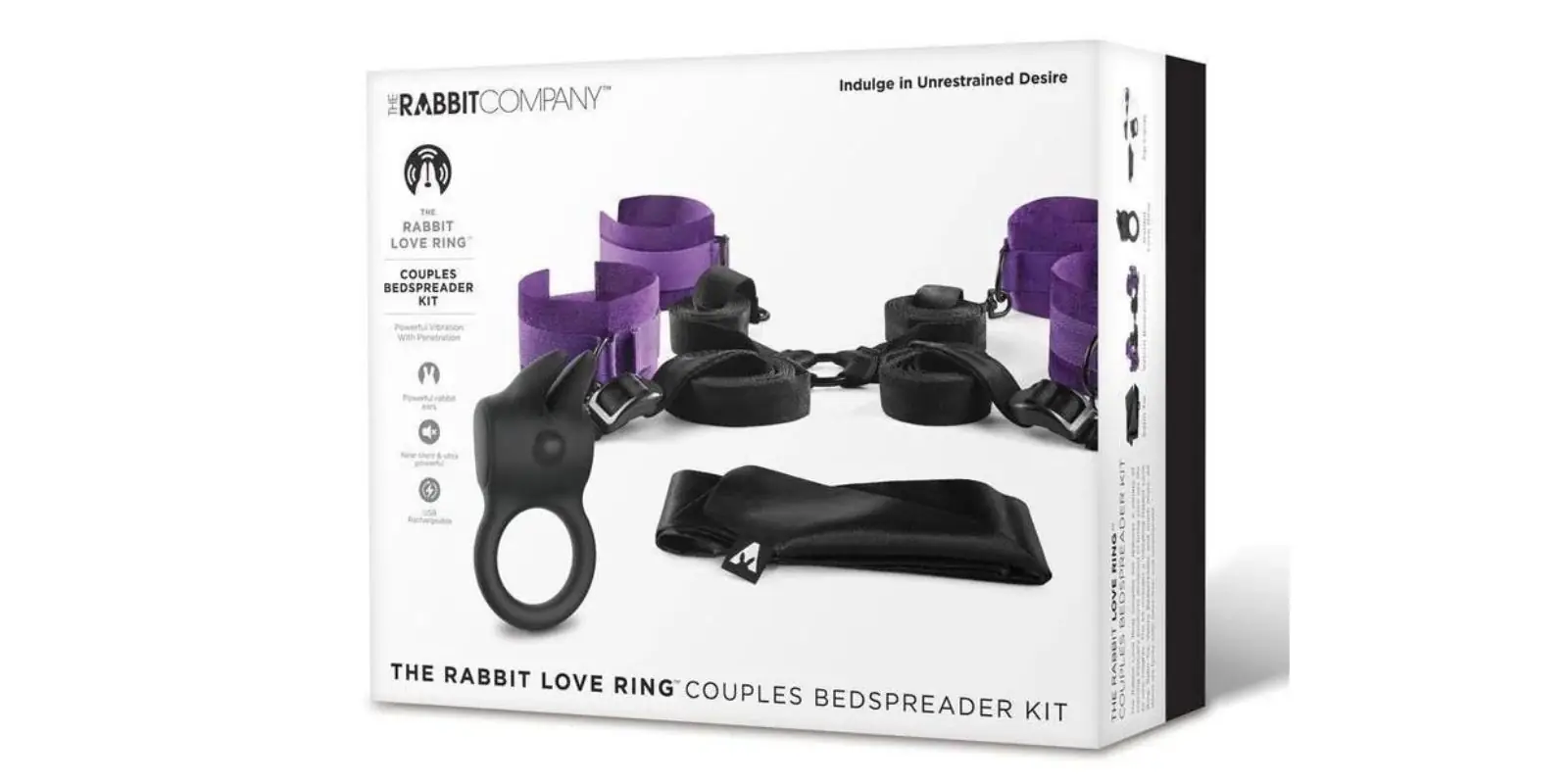 The Rabbit Love Ring Couples Bedspreader Kit – Couples Sex Toys Rabbit Company Love Ring