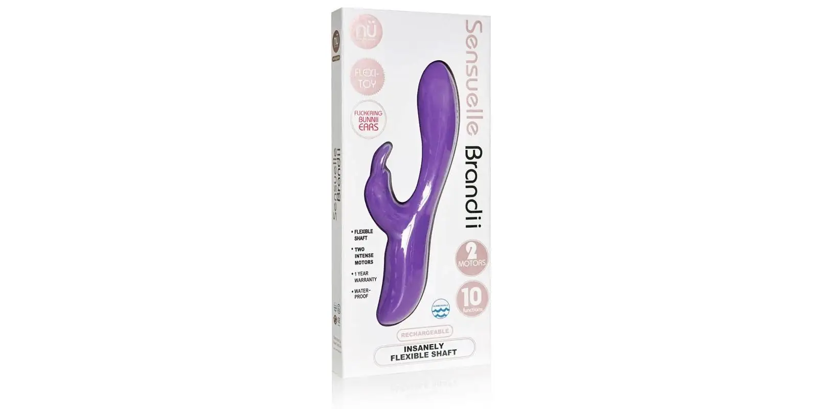 Nu Sensuelle Brandii - Dual-Motor Vibrator for Versatile Stimulation – Couples Sex Toys NU Sensuelle Brandii